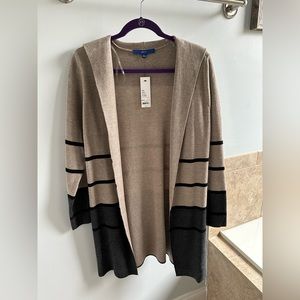 Grey/Tan Cardigan